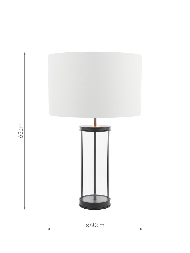 Laura Ashley Harrington large table lamp antique finish, imported from the UK