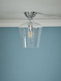 Laura Ashley Ockley semi flush ceiling light, imported from the UK