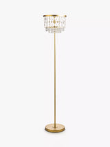 John Lewis Laura Ashley Rhosill Floor Lamp Matt Antique Brass- Buy online at McGrocer