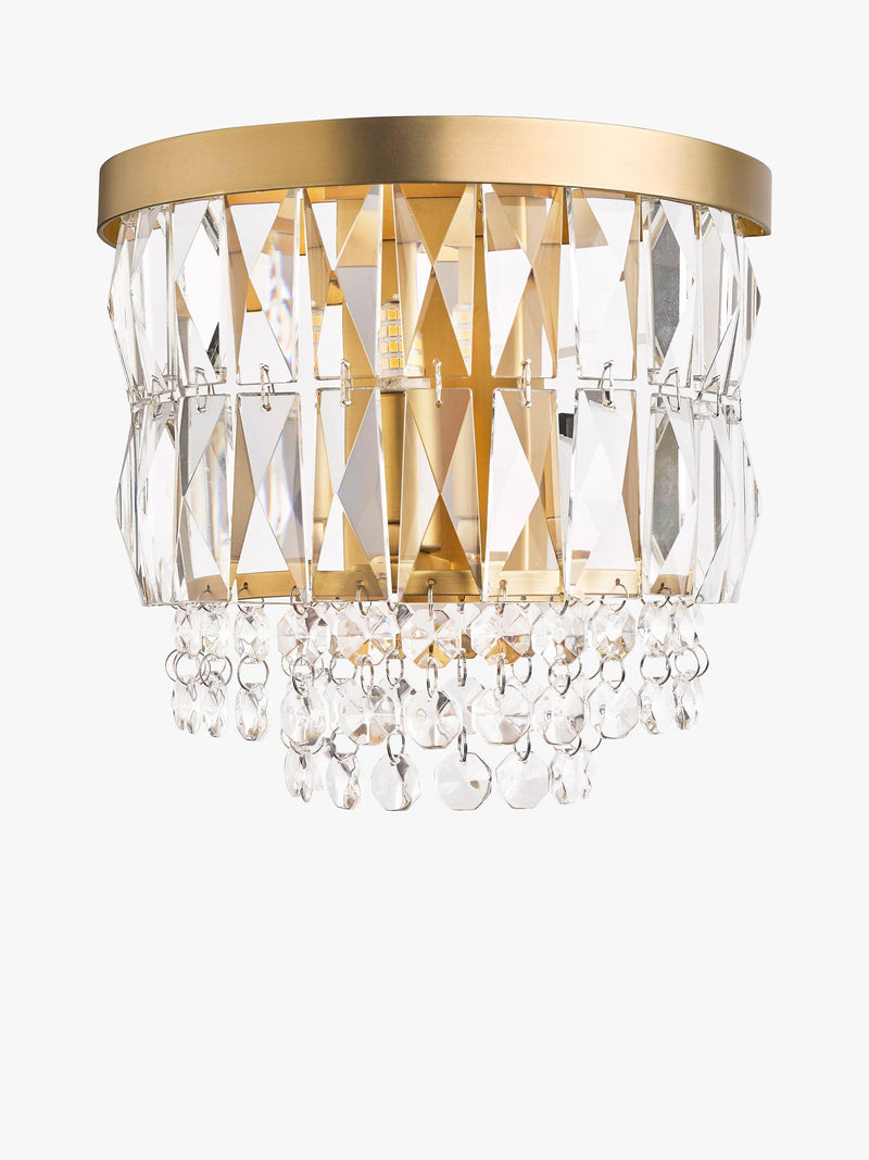 Laura Ashley Rhosill wall light matt antique brass (British brand)