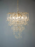 Laura Ashley Willow crystal chandelier champagne satin (British brand)