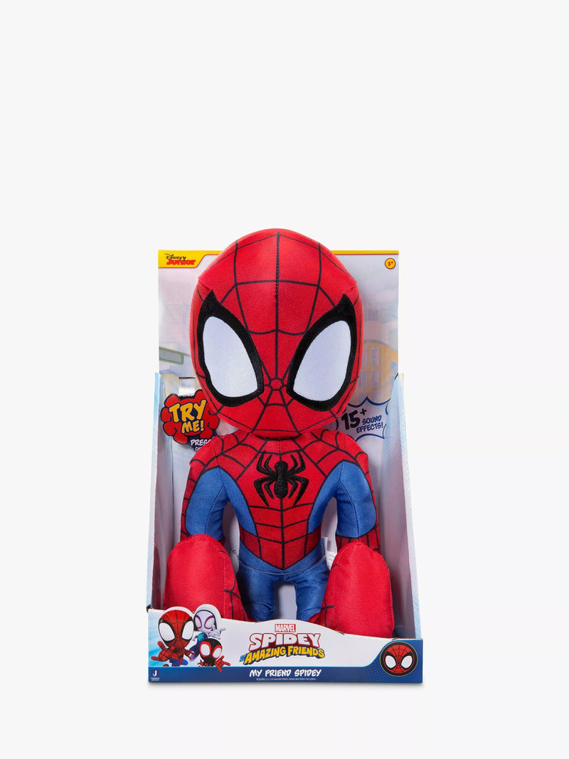 Spidey And His Amazing Friends plush toy with sounds 16 inch (British brand)