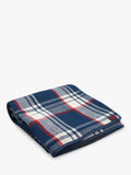 Polar Gear blue woven check picnic rug 160x140cm, imported from the UK