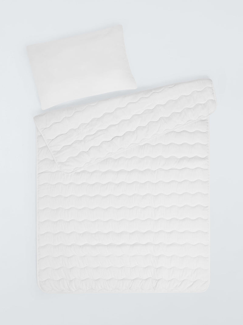 John Lewis Kids' Easycare Washable Duvet and Pillow Set 7 Tog Single, UK version