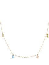 John Lewis PDPAOLA Bloom Cubic Zirconia Necklace Gold Multi- Buy online at McGrocer
