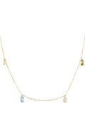 PDPAOLA Bloom Cubic Zirconia necklace 40-50cm, imported from the UK