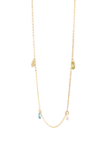 PDPAOLA Bloom Cubic Zirconia necklace 40-50cm, imported from the UK