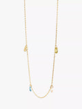 PDPAOLA Bloom Cubic Zirconia necklace 40-50cm, imported from the UK