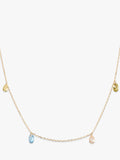 PDPAOLA Bloom Cubic Zirconia necklace 40-50cm, imported from the UK