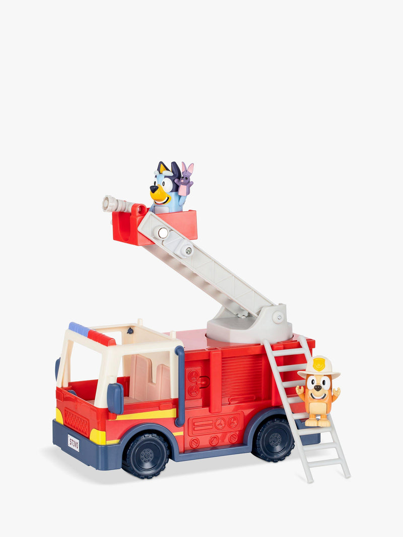 Bluey Fire Truck Playset with Bingo and Bluey figures (British brand)