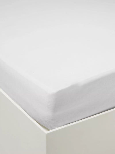 John Lewis John Lewis Micro-Fresh Anti-Allergy Mattress Protector, Cot, White- Buy online at McGrocer