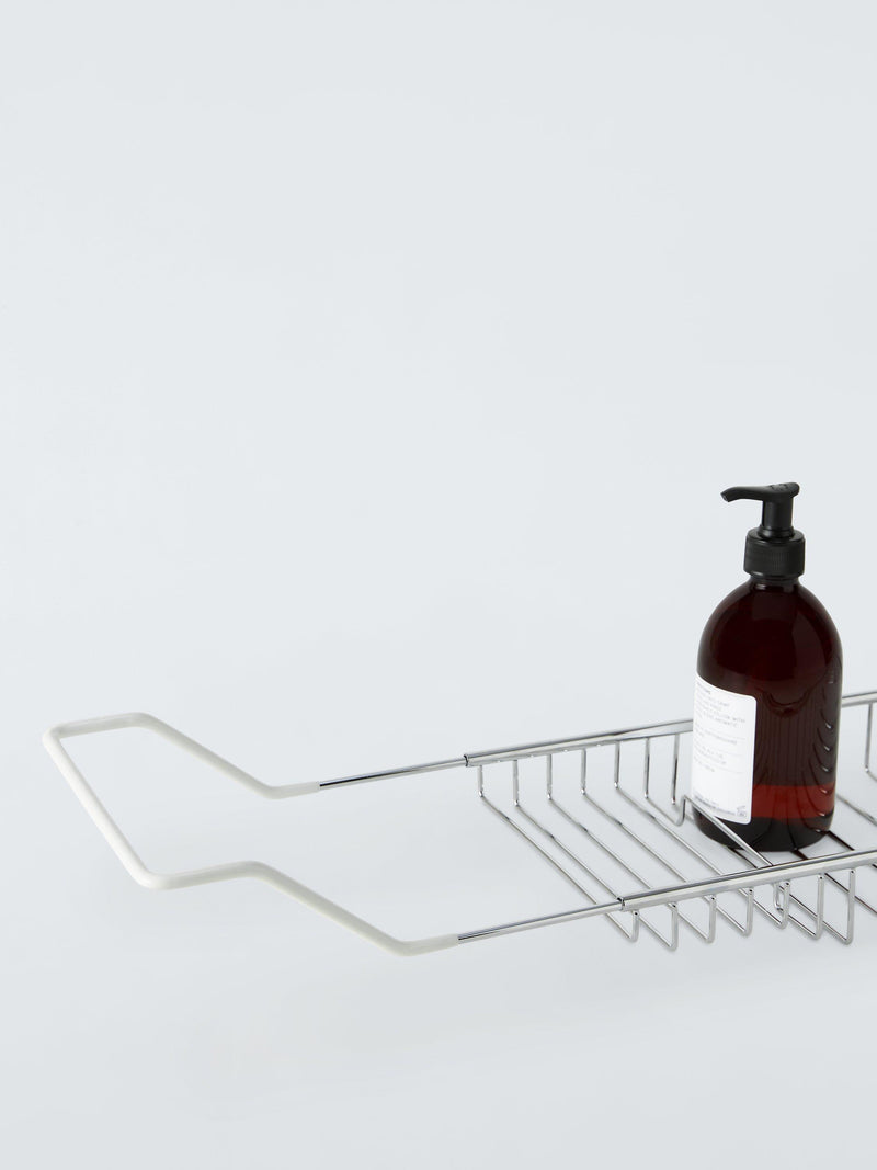 John Lewis Lux Extendable Bath Rack stainless steel - British product