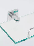 John Lewis glass shelf with rail silver finish, UK version
