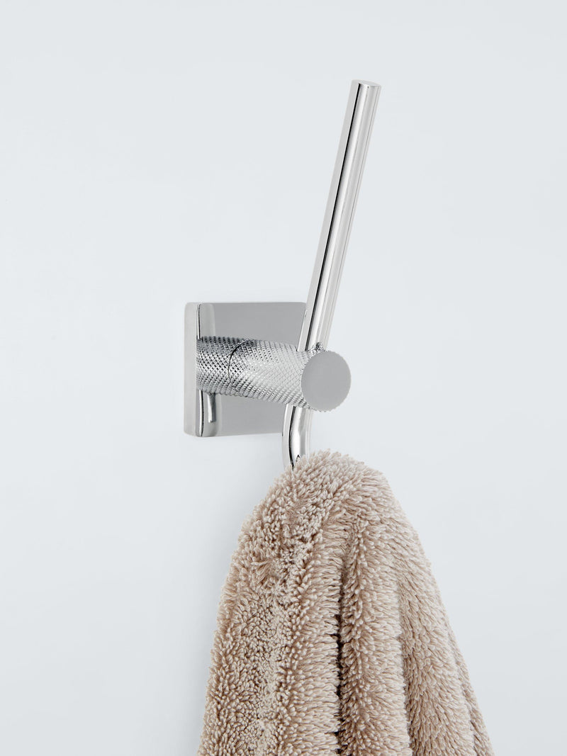 John Lewis Lux silver robe hook, UK version