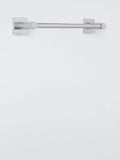 John Lewis Lux towel rail 32cm silver - British product
