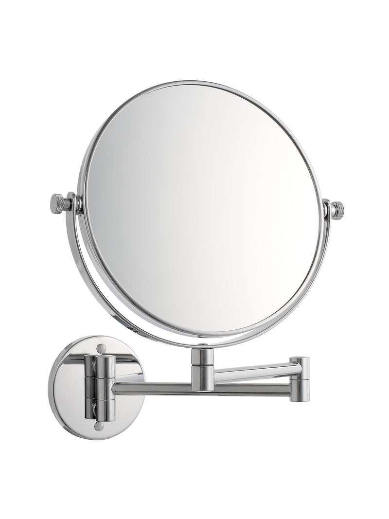 John Lewis Lux extendable bathroom swivel mirror silver (British brand)