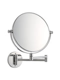 John Lewis Lux extendable bathroom swivel mirror silver (British brand)