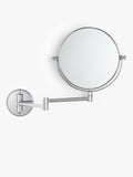 John Lewis Lux extendable bathroom swivel mirror silver (British brand)