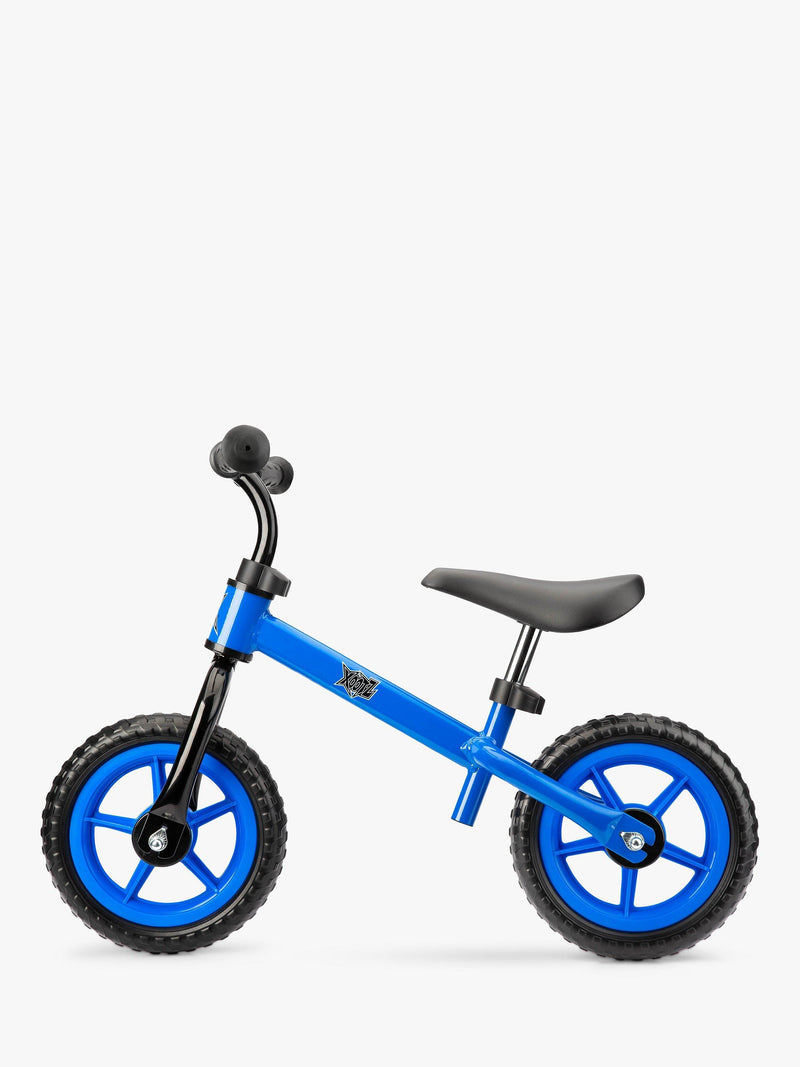 Xootz children's balance bike blue, imported from the UK
