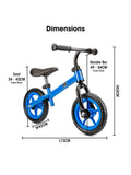 Xootz children's balance bike blue, imported from the UK