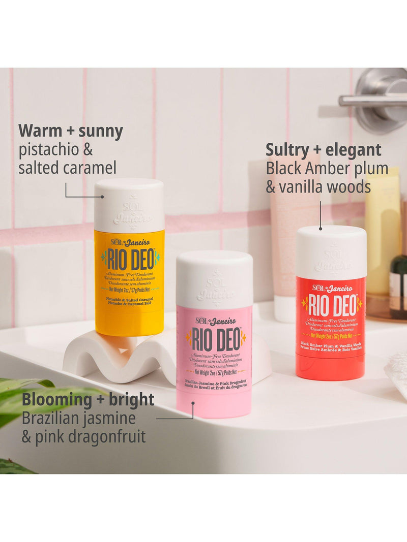 Sol de Janeiro Rio Deo aluminium-free deodorant 57g, imported from the UK