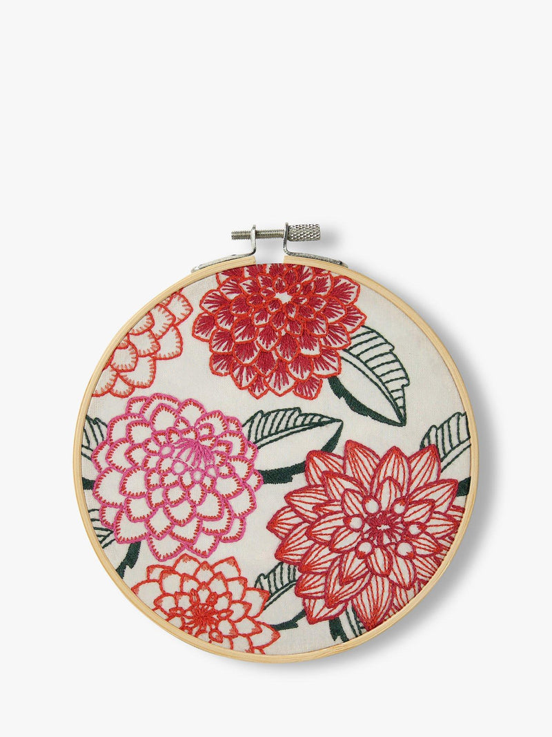 DMC Dahlia Embroidery Kit - British product