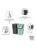 Brabantia built-in kitchen bin 12L - British product