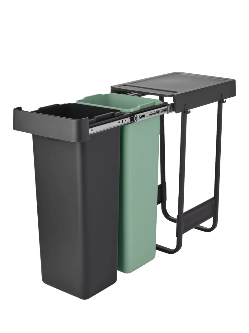 Brabantia Sort & Go built-in bin 2 x 30L - British product