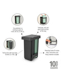 Brabantia Sort & Go built-in bin 2 x 30L - British product