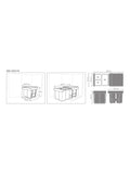 Brabantia Sort & Go Built-in Bin 10+10+20L - British product
