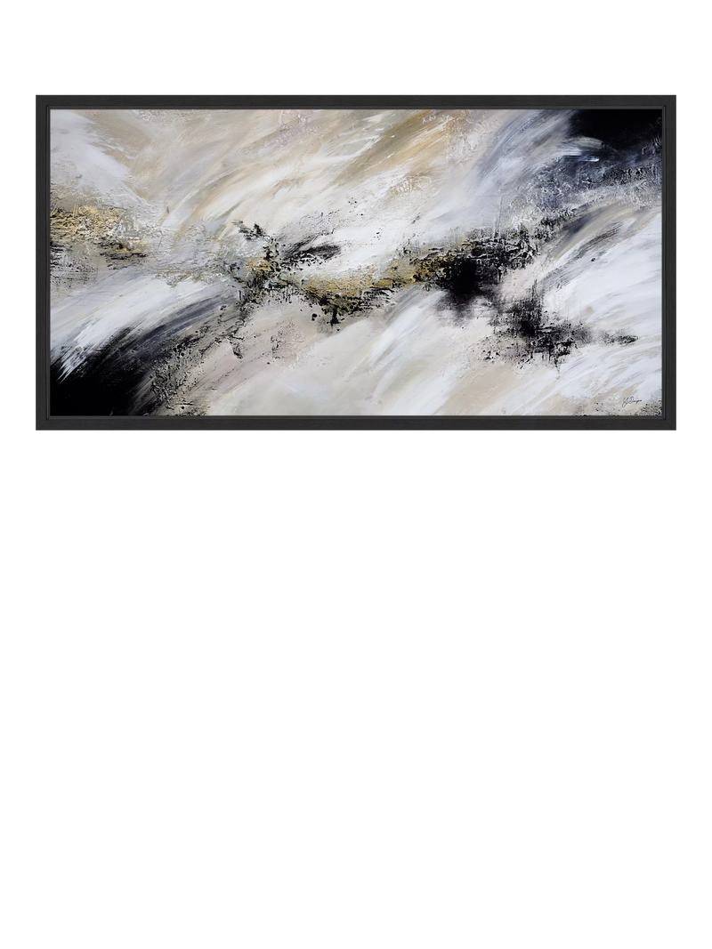 John Lewis Yharnna framed canvas print Heavenly Twilight 66x126cm (British brand)