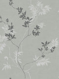 Large-Scale Leaf Motif Wallpaper Design