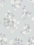 Laura Ashley Igerna Wallpaper - Pale Duck Egg Blue