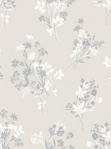 John Lewis Laura Ashley Igerna Wallpaper Floral Print Standard Wallcovering 10m x 52cm- Buy online at McGrocer