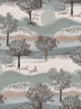 John Lewis Laura Ashley Harting Jade Green Wallpaper- Buy online at McGrocer