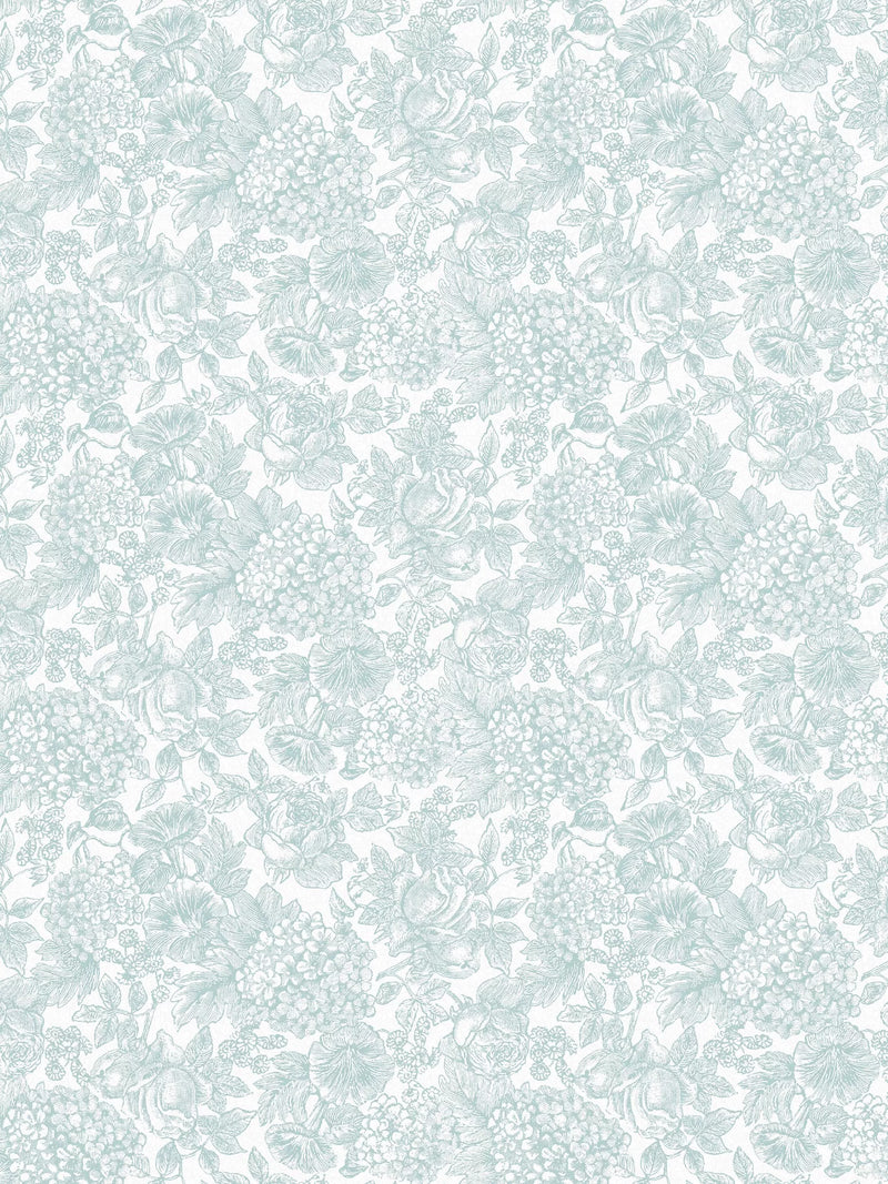 Laura Ashley Louise wallpaper duck egg blue 10m x 52cm UK version
