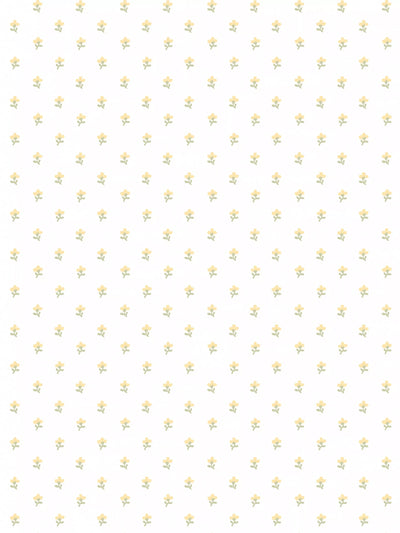 John Lewis Laura Ashley Wood Violet Ochre Yellow Wallpaper 10m x 52cm- Buy online at McGrocer