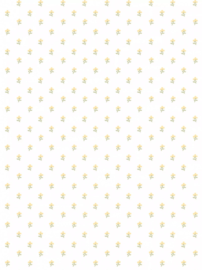 Laura Ashley Wood Violet wallpaper ochre yellow 10m x 52cm - British product