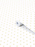 Laura Ashley Wood Violet wallpaper ochre yellow 10m x 52cm - British product