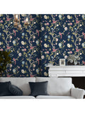 Laura Ashley Summer Palace wallpaper midnight blue 10m x 52cm (British brand)