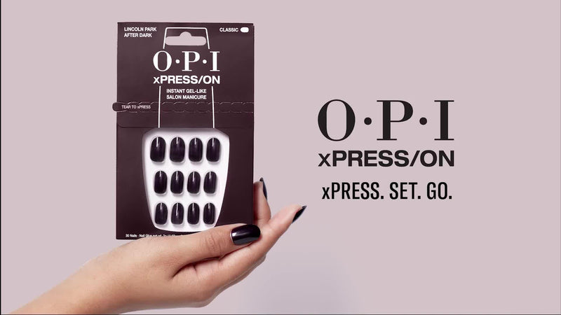 OPI xPRESS/ON artificial nail kit, imported from the UK