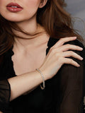 Jools by Jenny Brown tennis bracelet cubic zirconia gold vermeil - British product