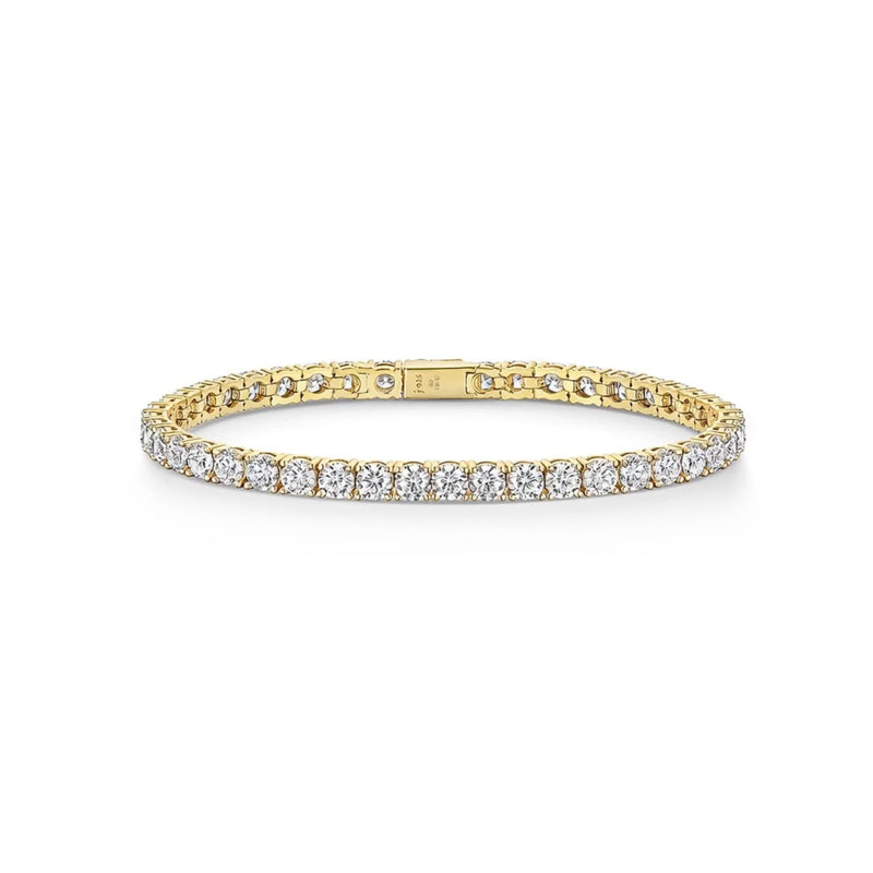 Jools by Jenny Brown tennis bracelet cubic zirconia gold vermeil - British product