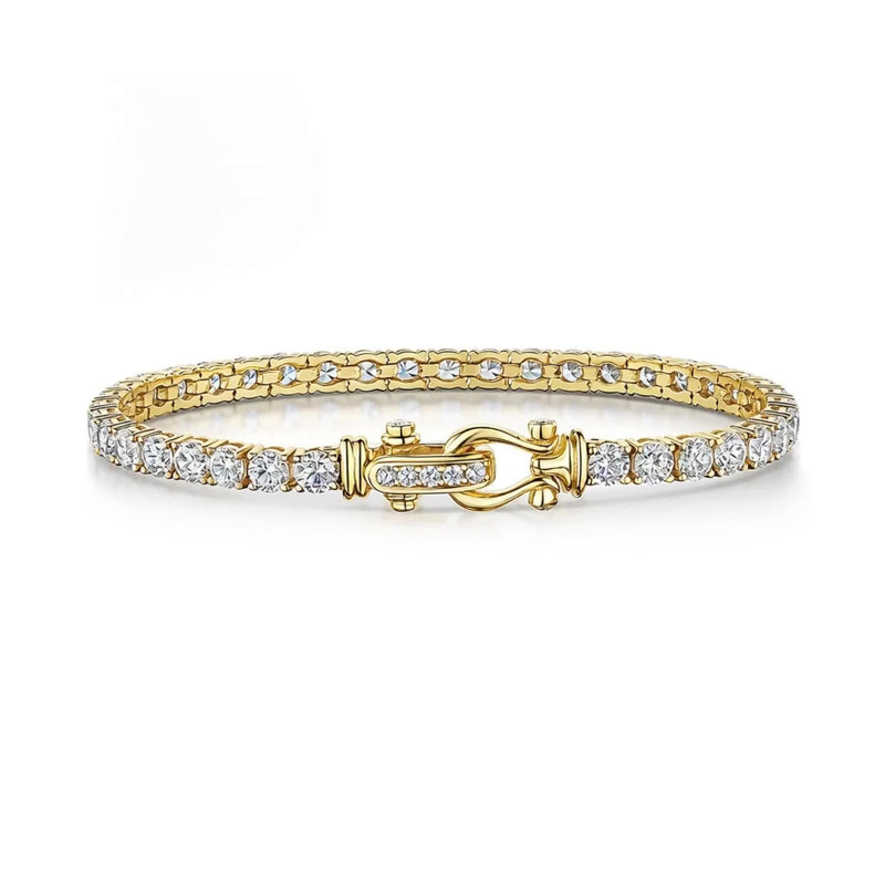 Jools by Jenny Brown cubic zirconia tennis bracelet silver - British product