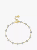 Jools by Jenny Brown cubic zirconia line bracelet 18cm - British product