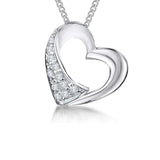 Jools by Jenny Brown open heart pendant necklace, imported from the UK
