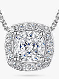 Jools by Jenny Brown small cubic zirconia halo pendant necklace - British product