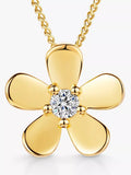 Jools by Jenny Brown cubic zirconia flower pendant, UK version