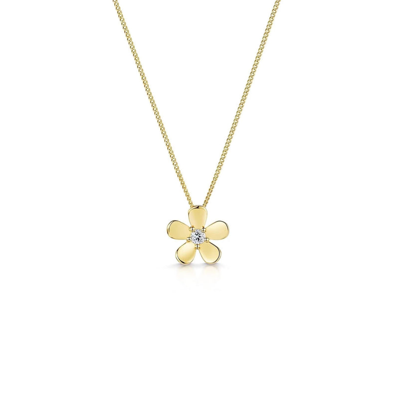 Jools by Jenny Brown cubic zirconia flower pendant, UK version