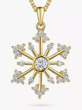 Jools by Jenny Brown Rubover Cubic Zirconia Snowflake Pendant Necklace
